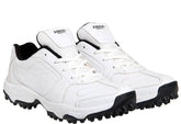 Zigaro Radiant Cricket Shoes For Men (White, Black)